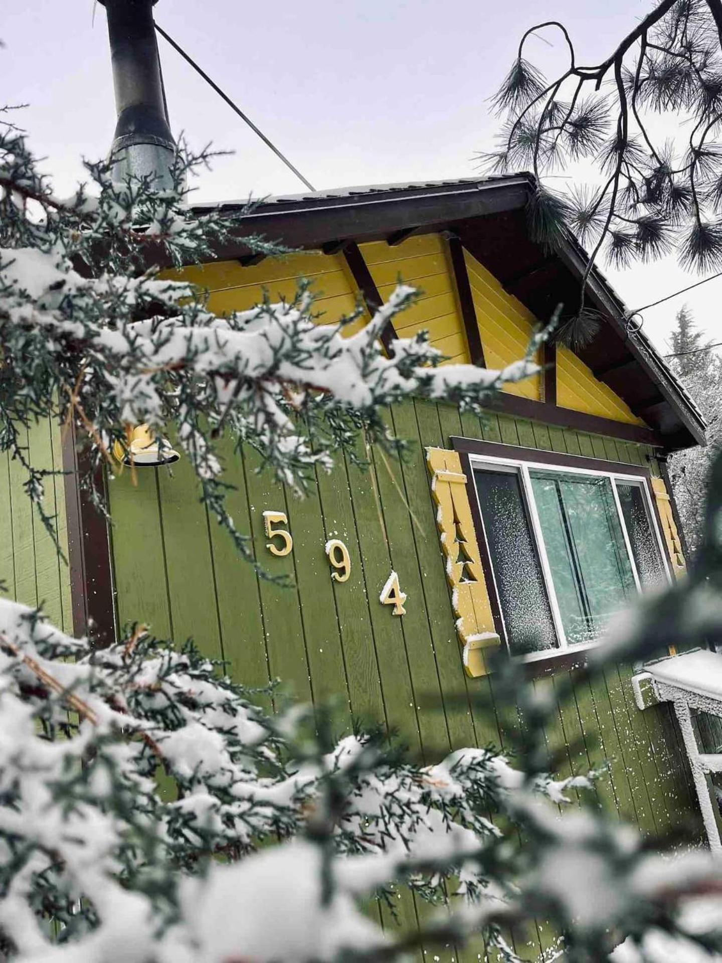 Jacuzzi Wcozy Retreat "The Little Green Cabin" Villa Sugarloaf Exterior photo